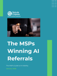 MSP and AI Visiblity ebook cover