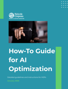 how to guide ai optimization for MSPs cover